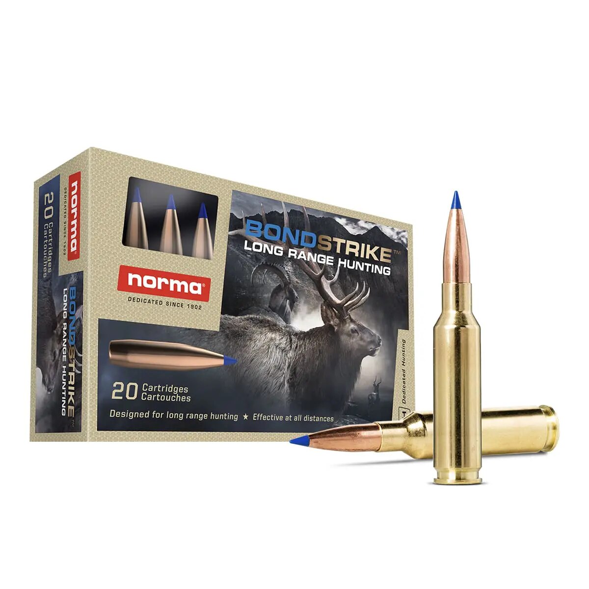 Norma Bondstrike 6mm Creedmoor 105gr Polymer Tip Ammo - Box of 20